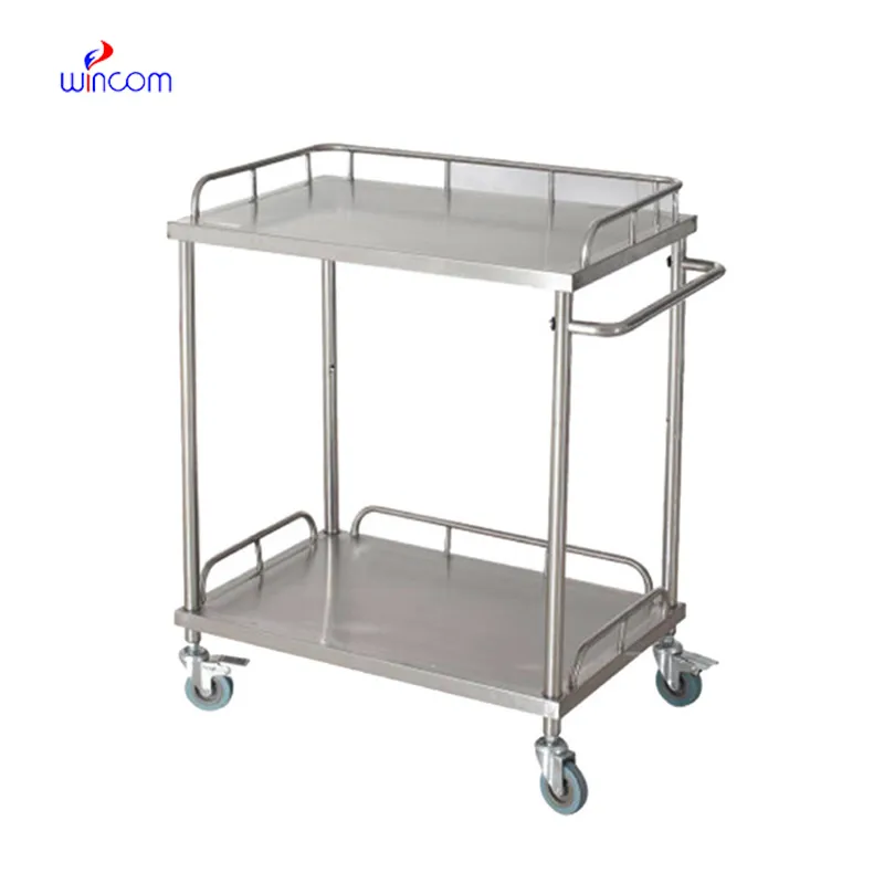 Acero inoxidable versus plástico: elegir el mejor carro para instrumentos